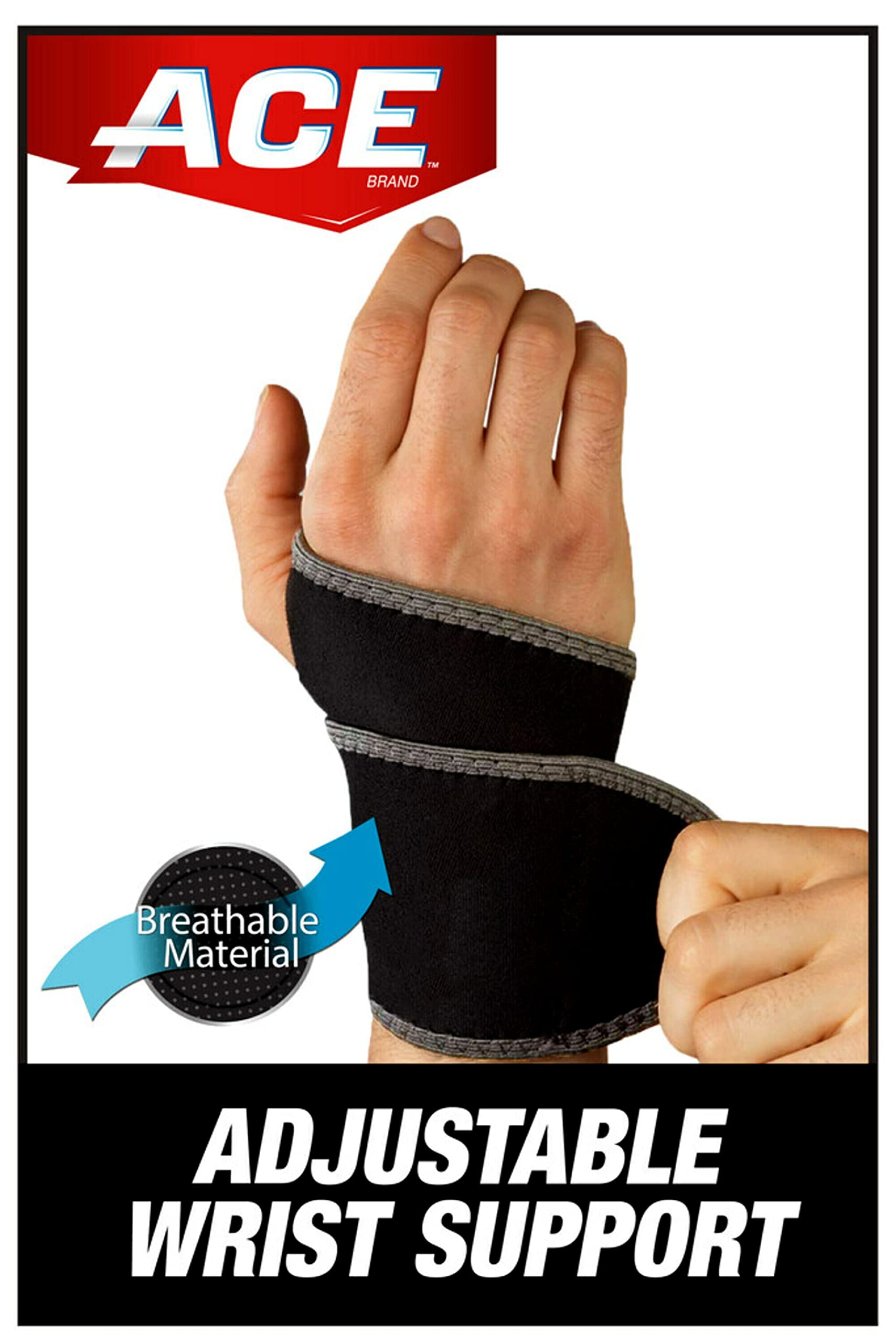 ACE vista lateral que destaca el contorno y soporte alrededor del pulgar