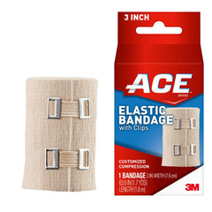 ACE venda elástica 3 pulg vista frontal comodidad y soporte