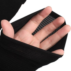 Acfun etiqueta con material nylon-spandex y recomendaciones de cuidado claras