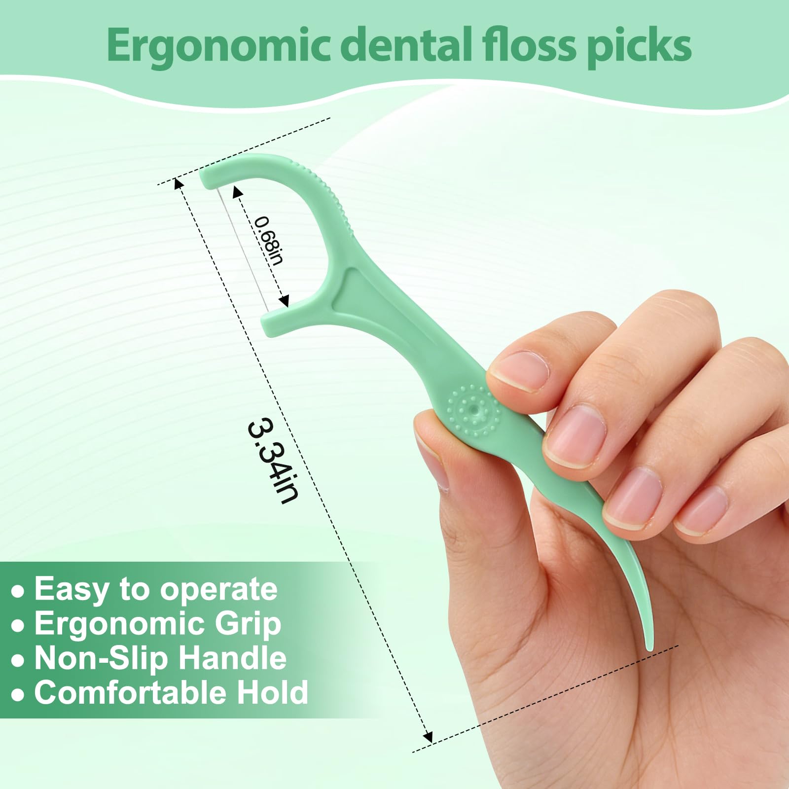 ACHSML pick sostenido en mano mostrando agarre seguro y ergonomía