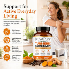 Achuhe NuvaPure etiqueta con lista de ingredientes y beneficios informativos