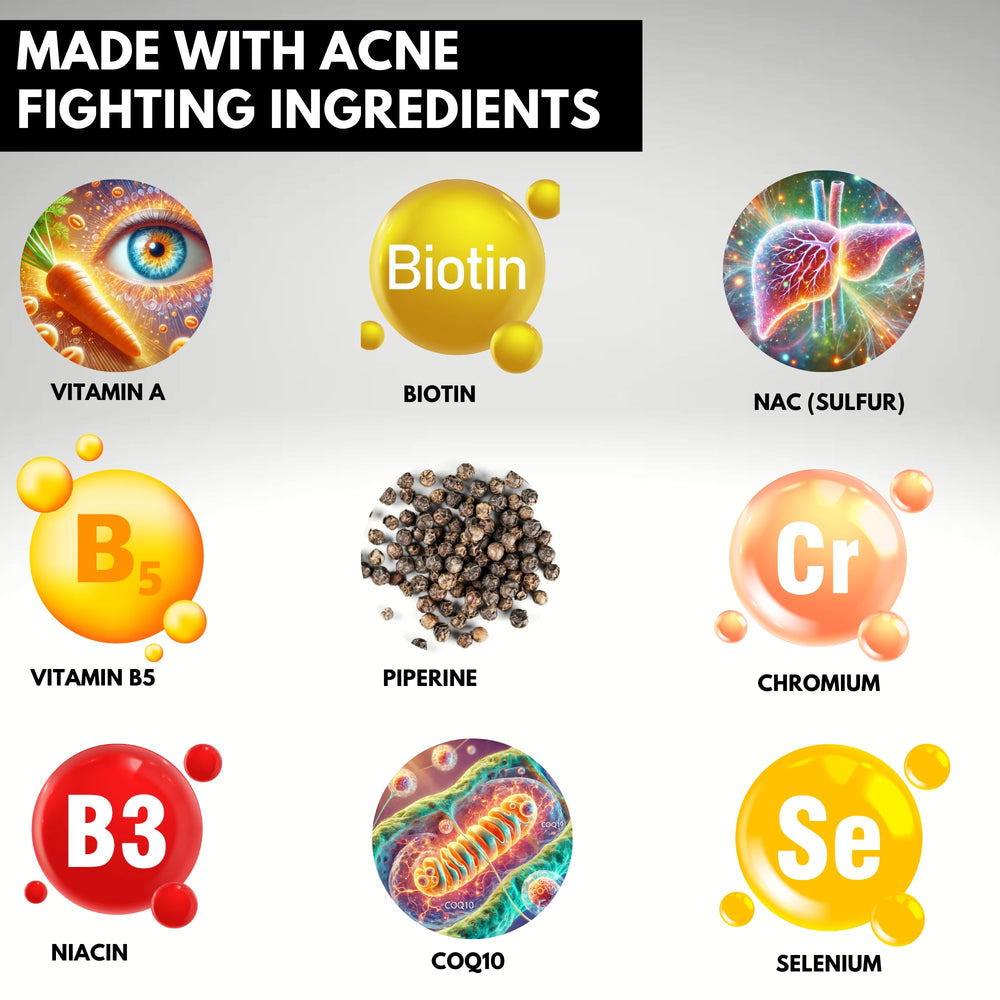 Acnetame cápsulas en primer plano mostrando textura y tamaño fácil de tragar