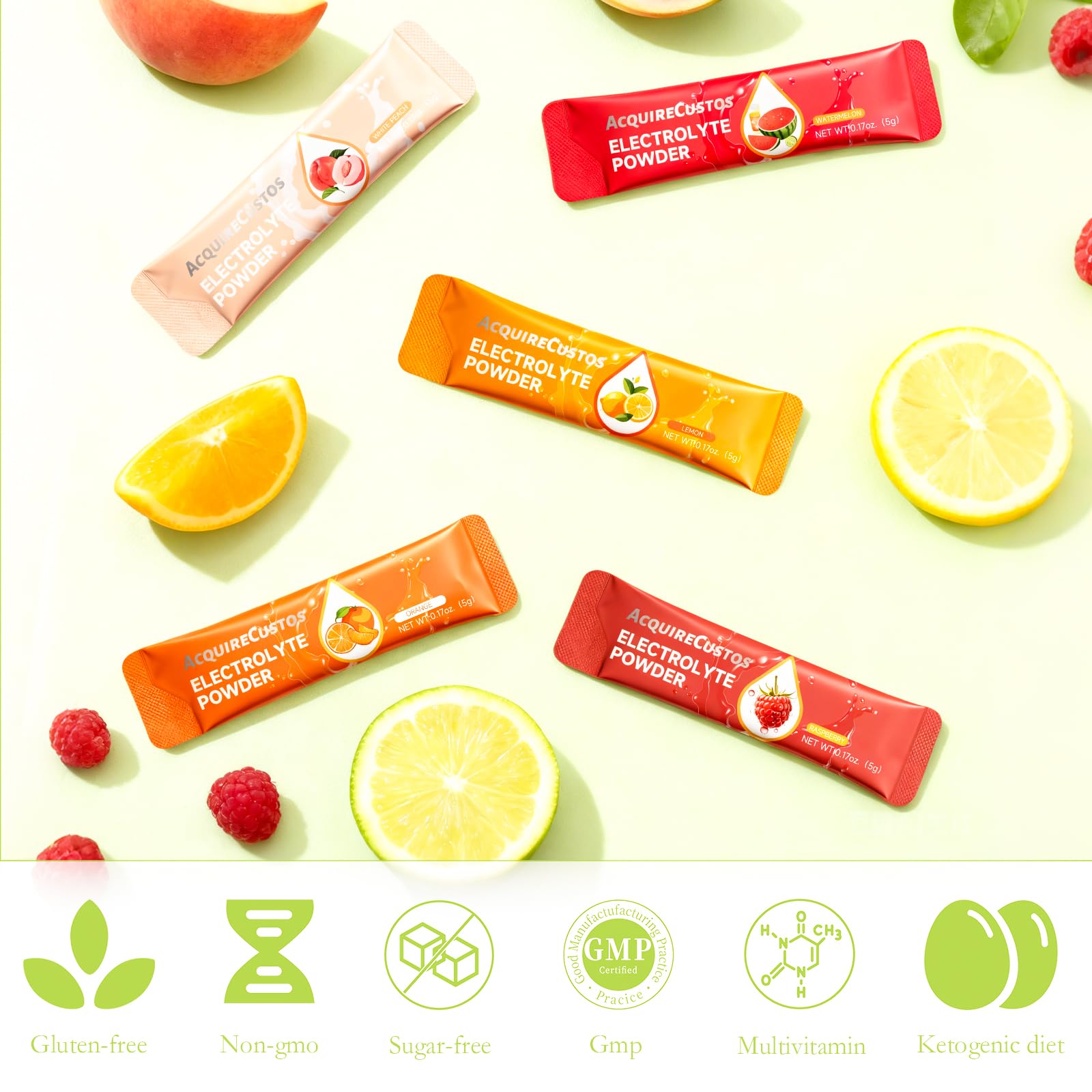 AcquireCustos etiqueta con ingredientes y nutrientes para transparencia y confianza