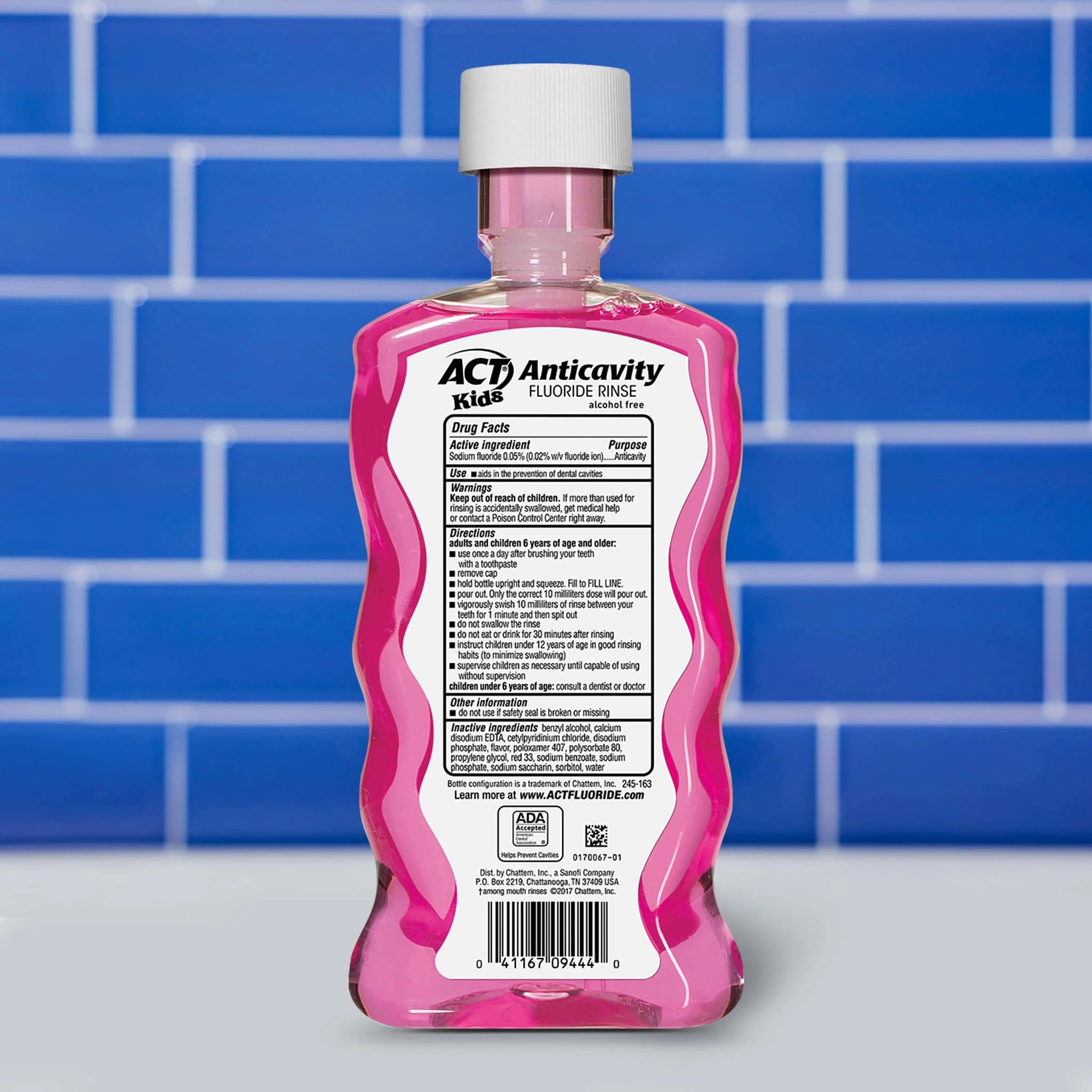 ACT detalle de etiqueta con ingredientes y recomendaciones claras