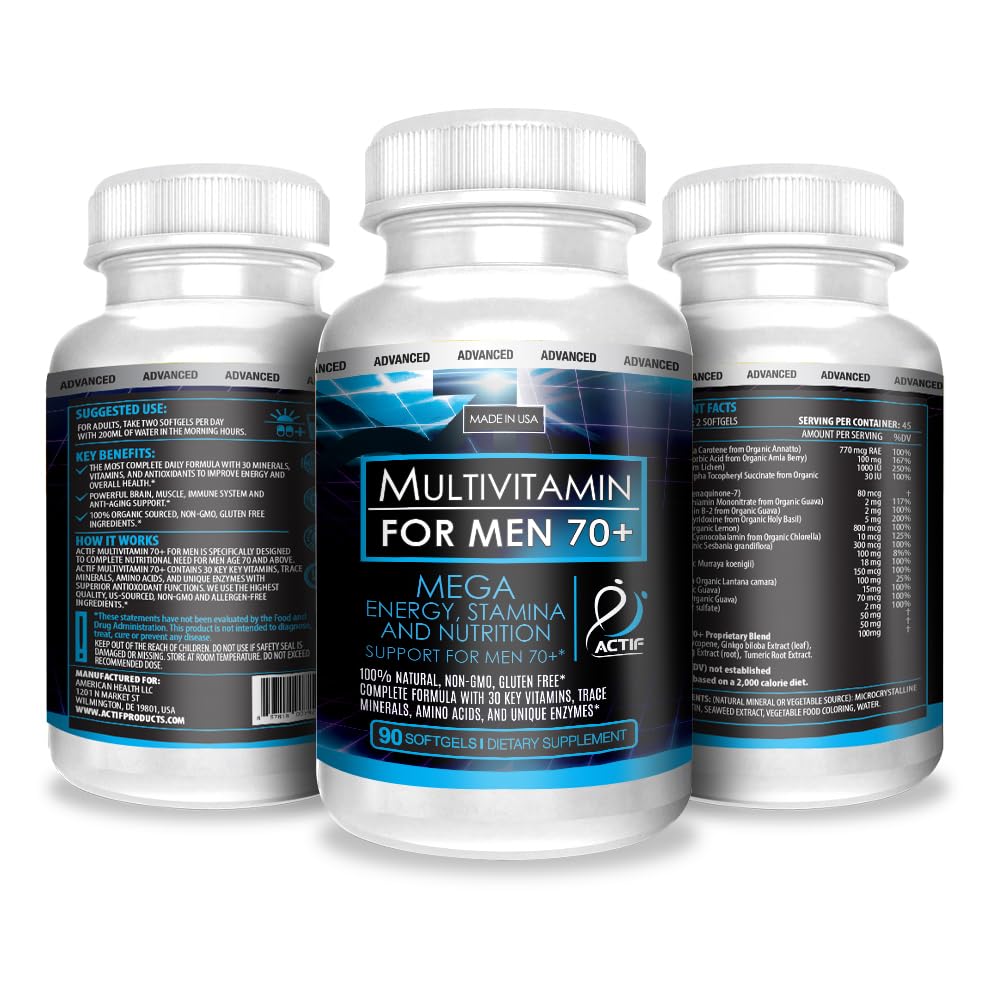 ACTIF etiqueta con lista de 30+ nutrientes y origen orgánico claro