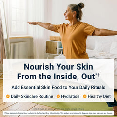 Enfoque cercano a ingredientes naturales para apoyar piel saludable.