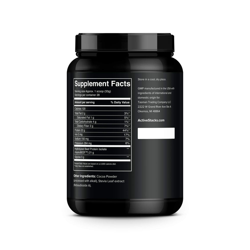 Active Stacks batido preparado en vaso listo para consumir