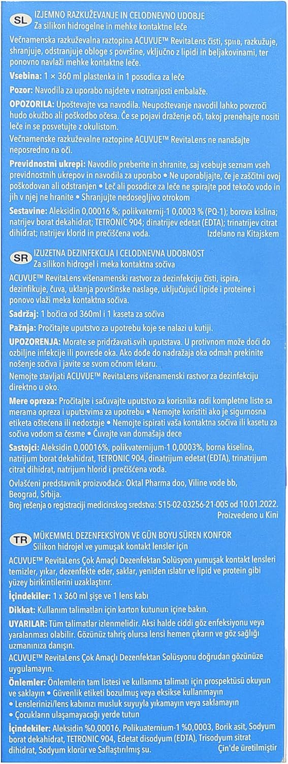 Escena cotidiana con Acu vue RevitaLens para confort durante el día