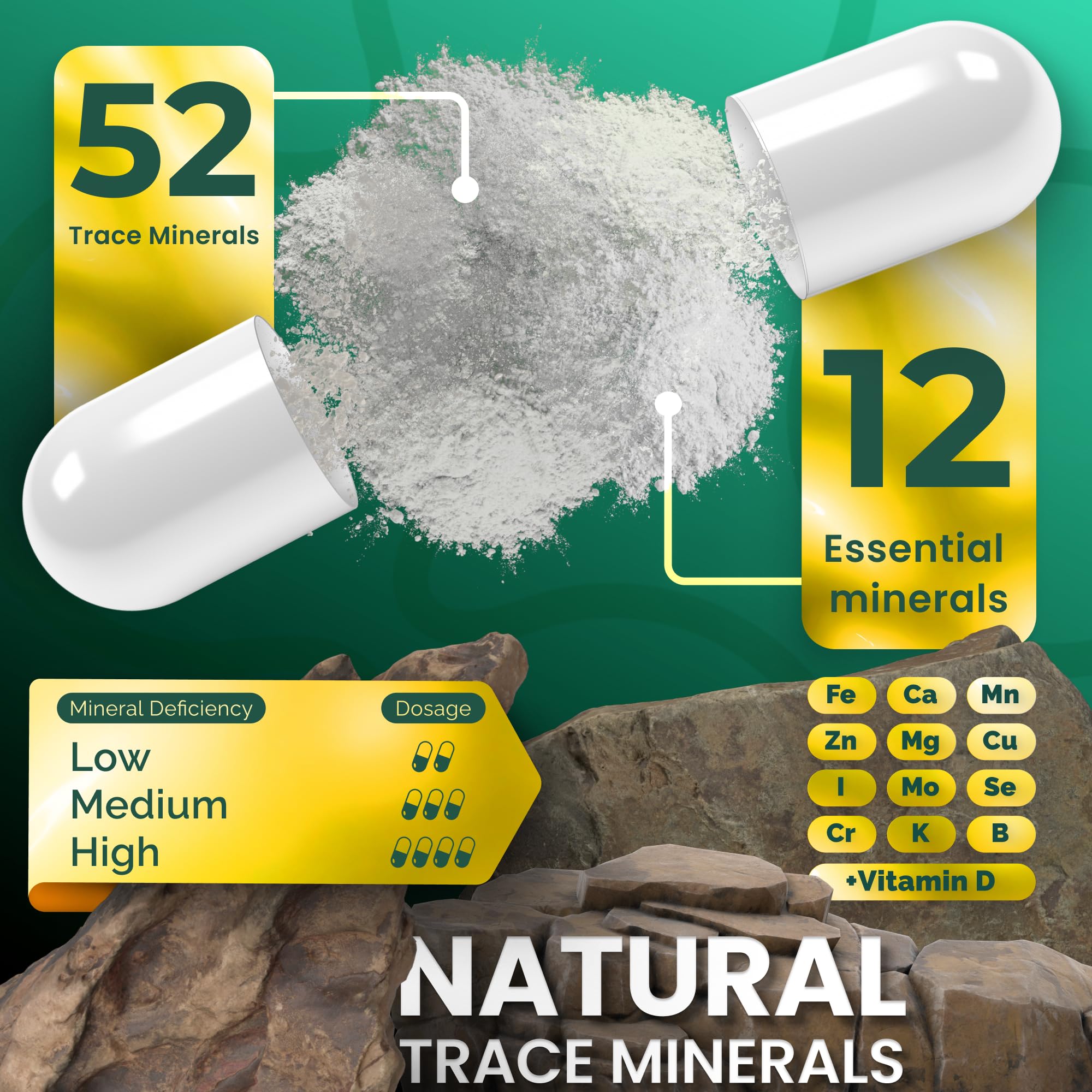 ADEO2 tabla nutricional destacando variedad de minerales beneficiosa