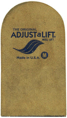 Adjust-A-Lift Heel vista frontal del par, soporte cómodo y ajustable