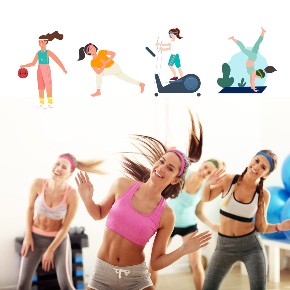 ADMITRY prewrap usado como banda para el cabello, sujeta y cómoda