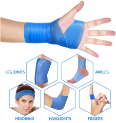 ADMITRY prewrap aplicado en muñeca durante ejercicio, evita rozaduras