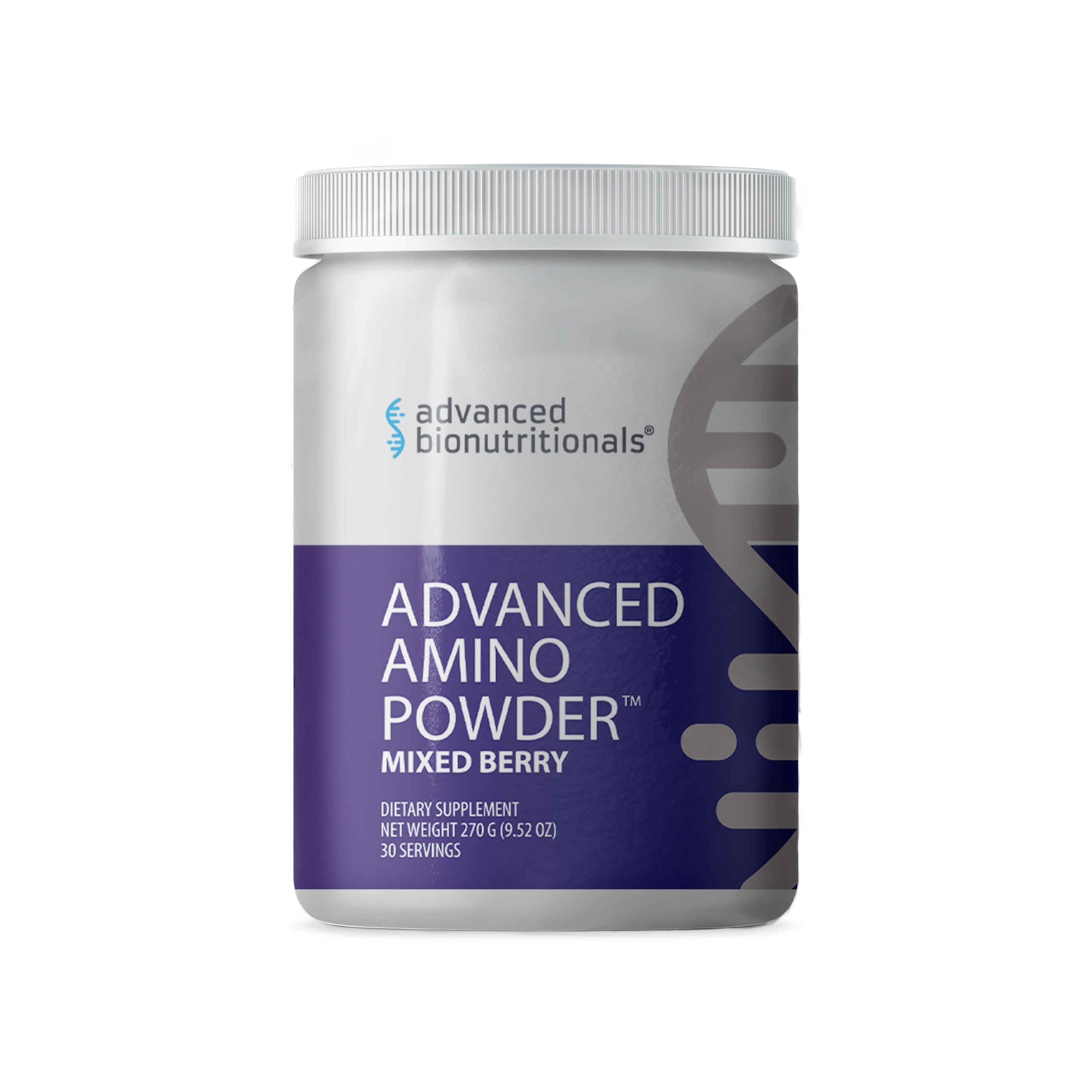 Advanced Bionutritionals frente del envase mostrando marca y beneficios