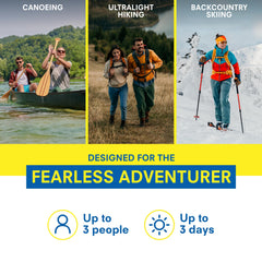 Adventure Medical Kits cierre DryFlex manteniendo el contenido seco y protegido