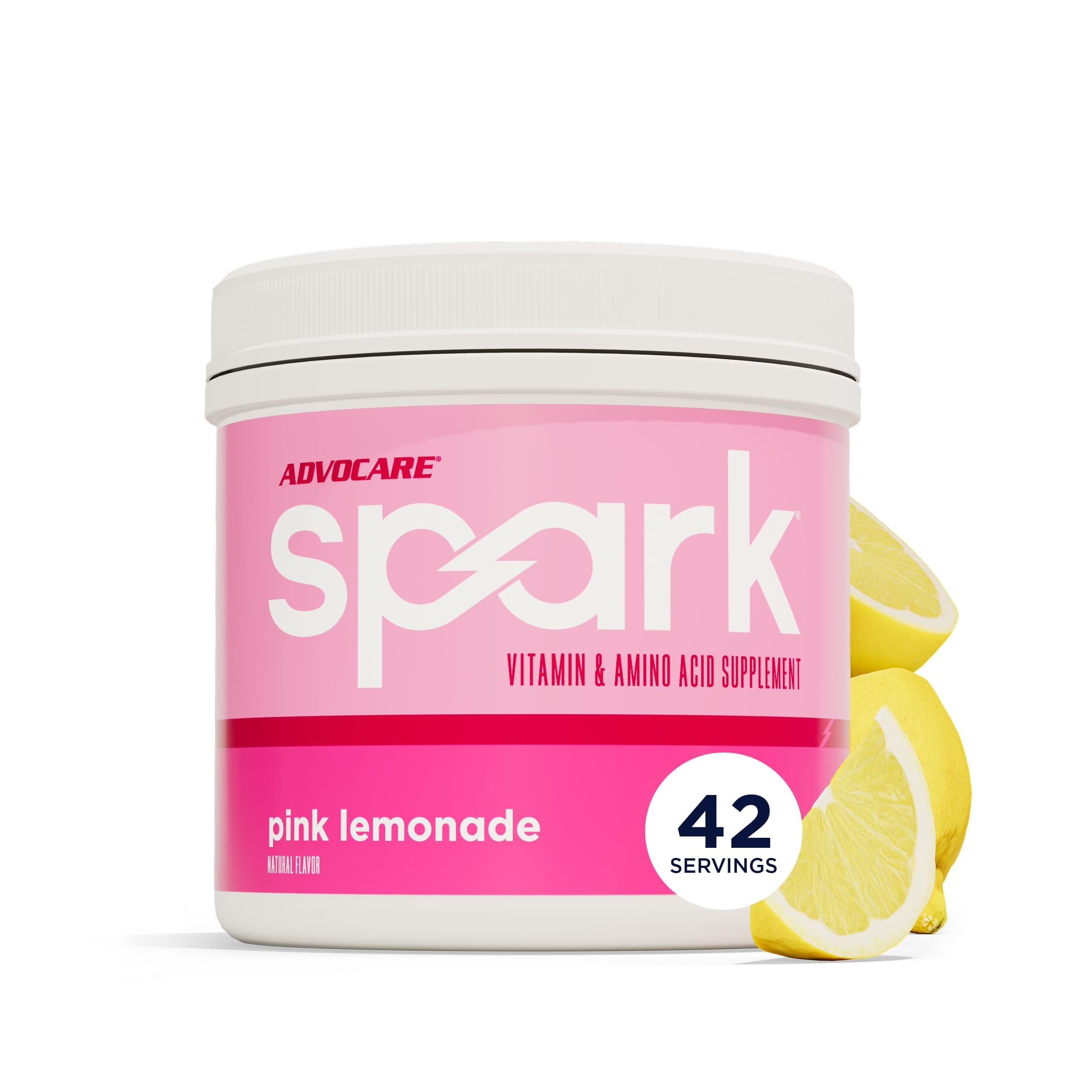 AdvoCare Spark frente del envase mostrando diseño y beneficios