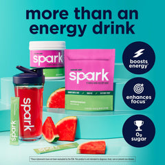 AdvoCare Spark envase abierto mostrando el interior y facilidad de uso