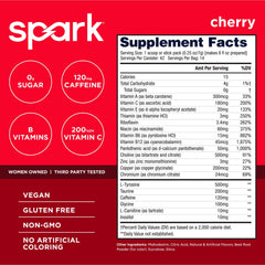 Textura en primer plano del polvo AdvoCare Spark para mezcla rápida y sin grumos