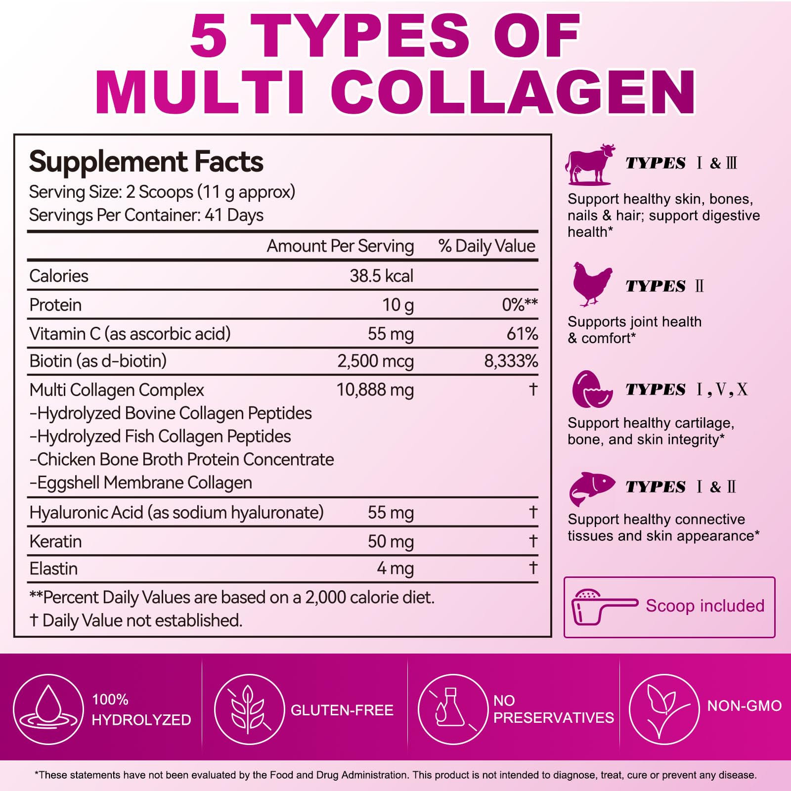 AEBEFBAW etiqueta de ingredientes que destaca colágenos y nutrientes complementarios