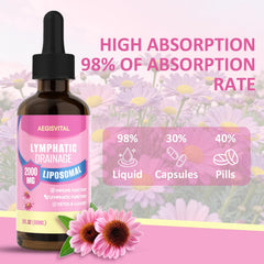 Aegisvital textura del líquido liposomal que facilita absorción