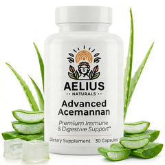 Aelius Naturals envase frontal mostrando diseño y beneficios principales