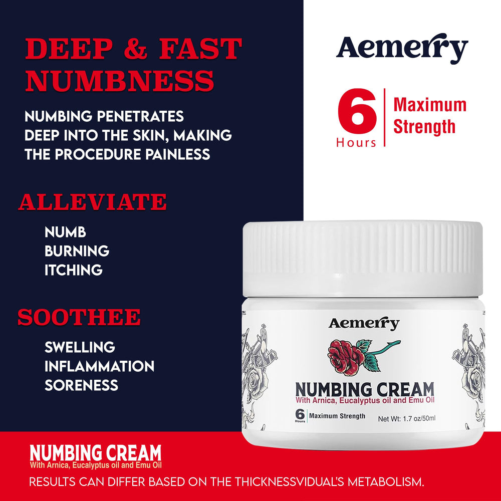 Aemerry comparación de tamaño 50ml para visualización de escala