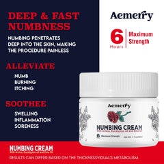 Aemerry comparación de tamaño 50ml para visualización de escala