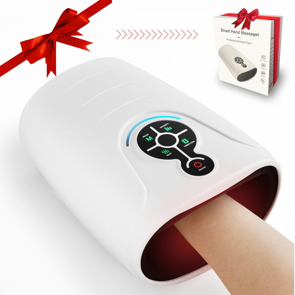 AERLANG masajeador de manos frontal, diseño compacto y envolvente para comodidad