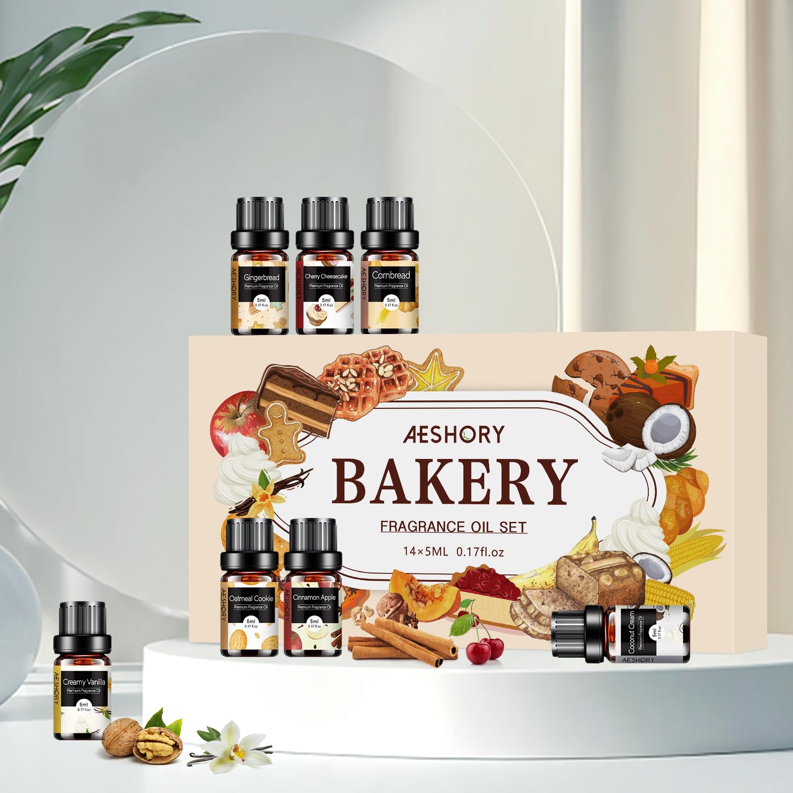 Aeshory presentación en caja elegante, lista para entregar como regalo
