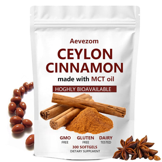 Aevezom frasco frontal del producto con diseño claro y beneficios visibles