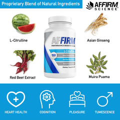 Affirm suplemento en contexto lifestyle mostrando beneficio de mayor confianza