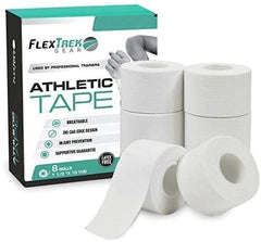 Affordtex cinta usada en gimnasio sujetando vendaje, práctica y confiable