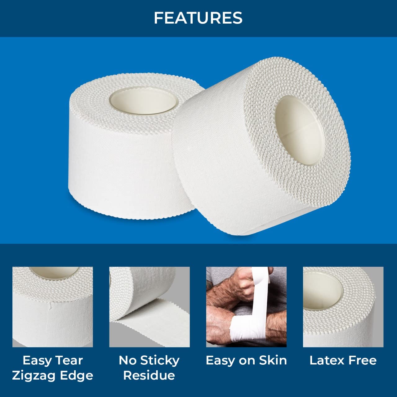 Affordtex borde en zigzag del rollo que facilita el corte y aplicación rápida