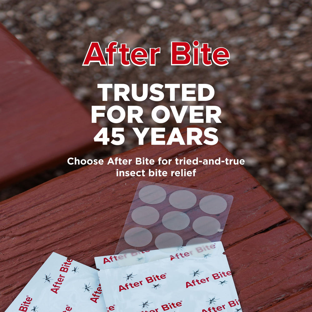 After Bite etiqueta con ingredientes y recomendaciones de uso