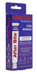 After Bite frente del tubo mostrando diseño y facilidad de transporte