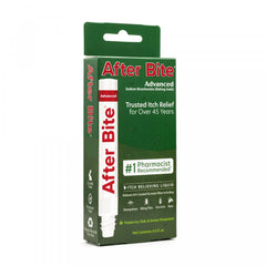 After Bite comparación en mano que muestra el tamaño portátil y comodidad