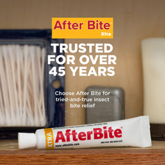 After Bite tres tubos dentro de un botiquín listos para emergencias