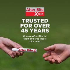 After Bite X-Tech caja abierta mostrando los bolígrafos, listo para usar