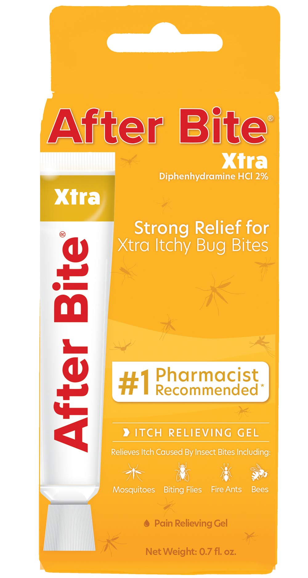 After Bite Xtra en uso en exterior tras una picadura durante una caminata