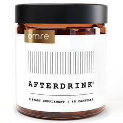 AFTERDRINK frente del producto mostrando envase y diseño claro para identificación rápida