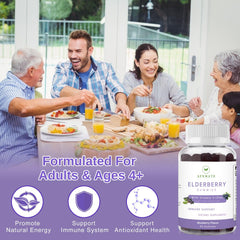 AFXMATE etiqueta ingredientes mostrando saúco, vitamina C y zinc