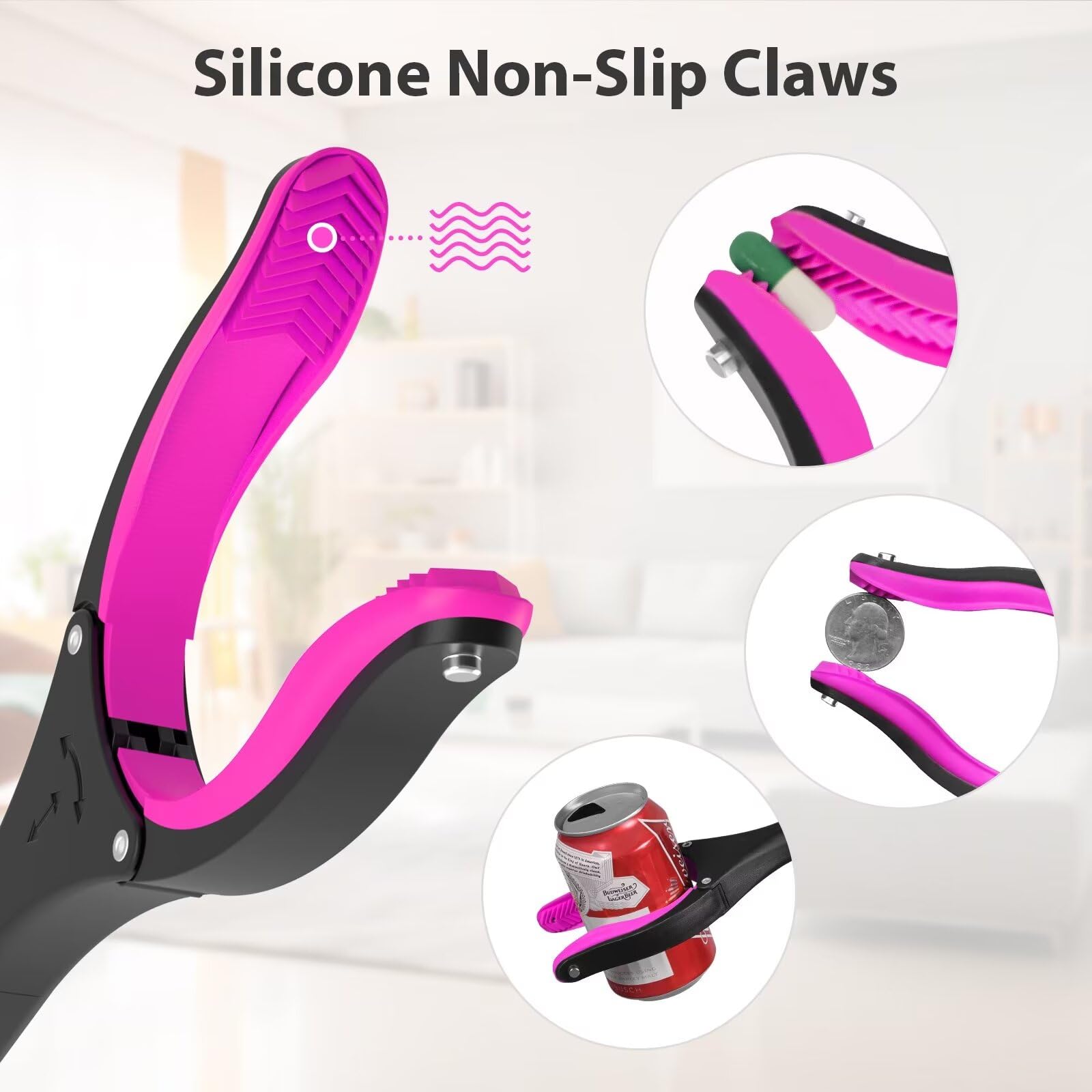 AgeSage cabeza rotativa 360 grados facilita alcance sin girar brazo