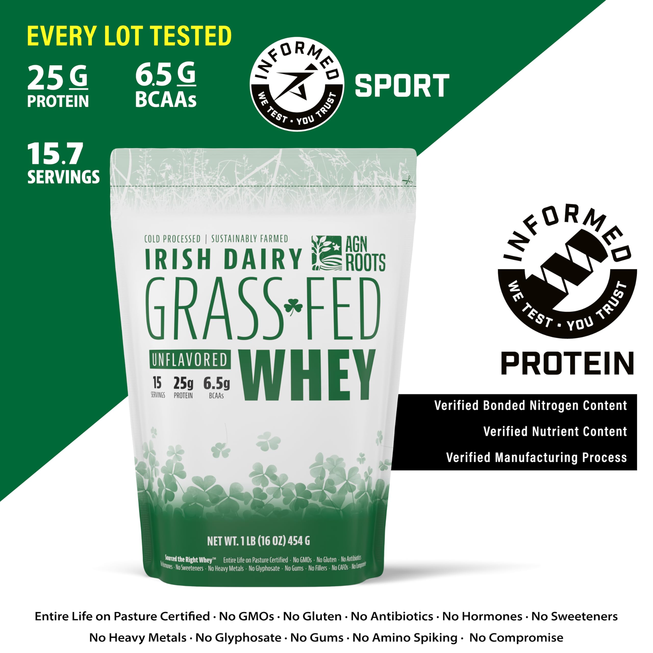 AGN Roots batido en vaso junto a ingredientes, versatilidad en desayunos y postentreno
