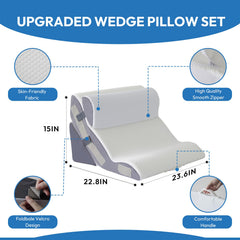 Ahpmeoa primer plano de la espuma mostrando textura memory foam y soporte duradero