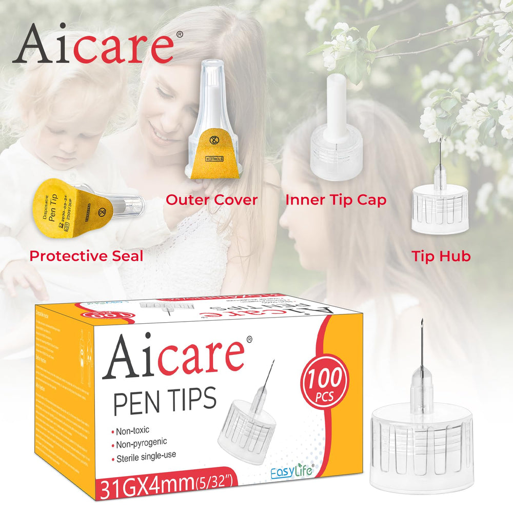 Aicare punta montada en pluma, facilita colocación rápida y cómoda