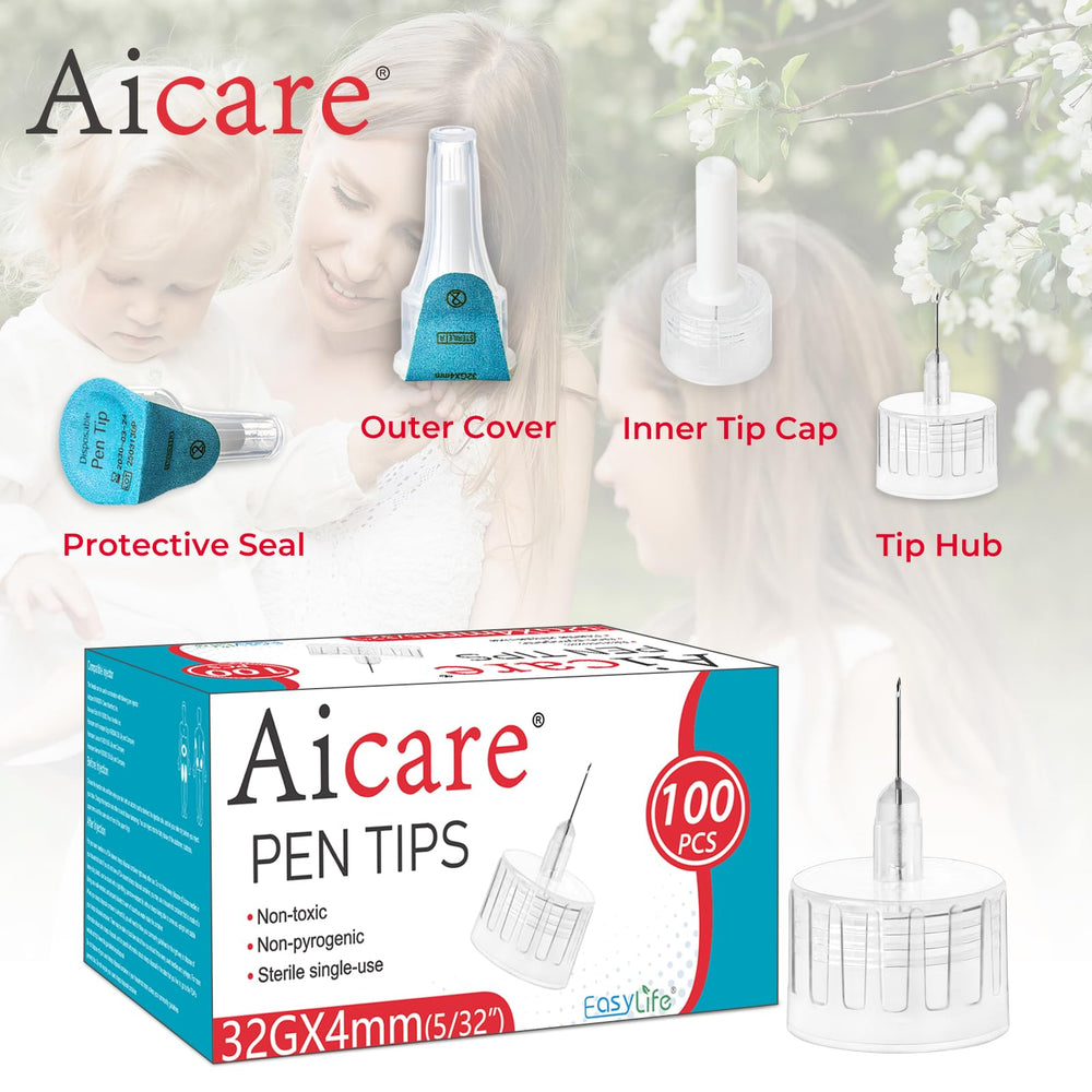 Aicare punta sellada individualmente garantizando esterilidad