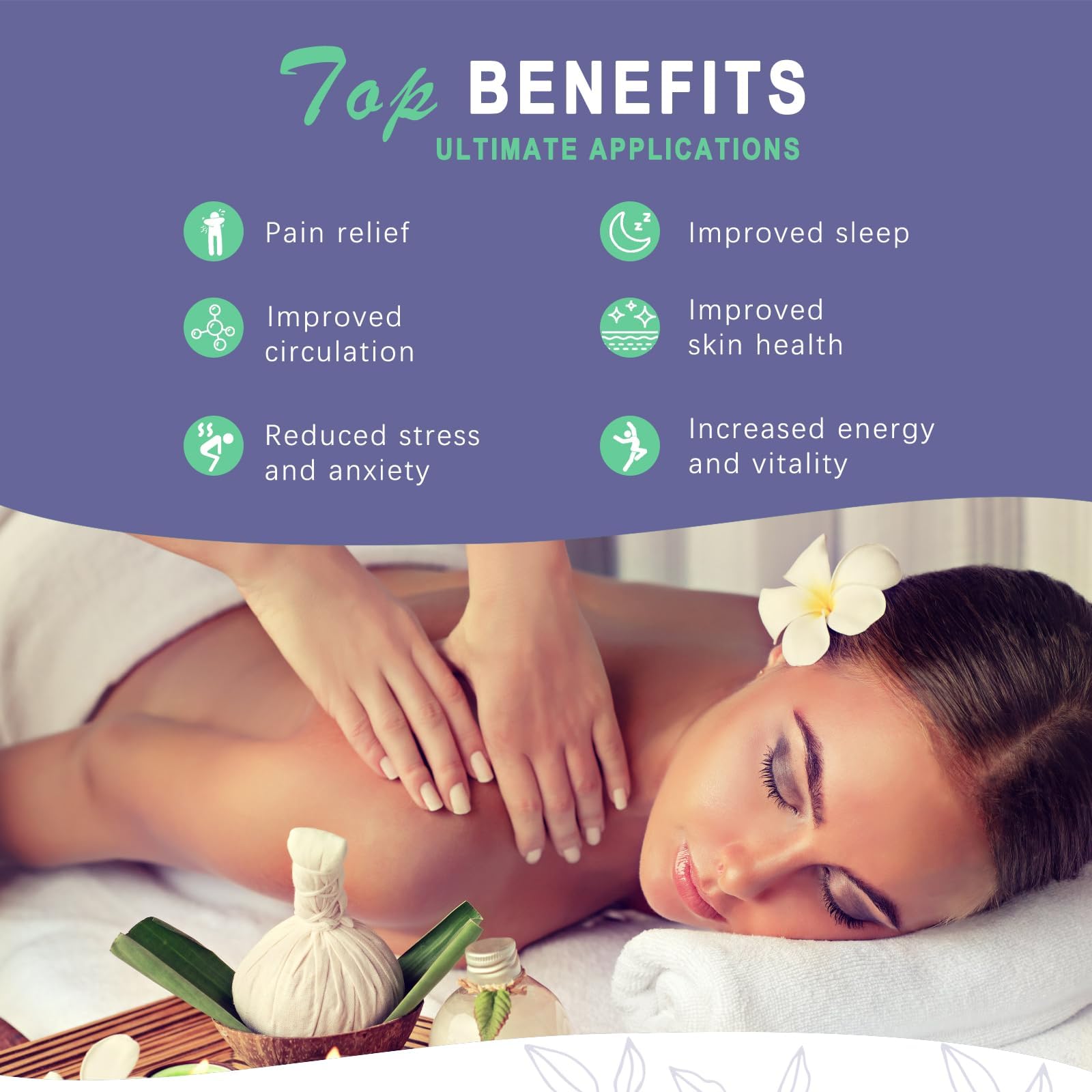 AICNLY set colocado en ambiente de spa para experiencia relajante