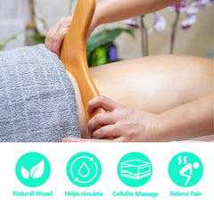 AICNLY tabla gua sha grande mostrando tamaño para barridos largos y drenaje