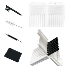 AIERTING embalaje frontal del kit que muestra filtros y herramientas, protección clara
