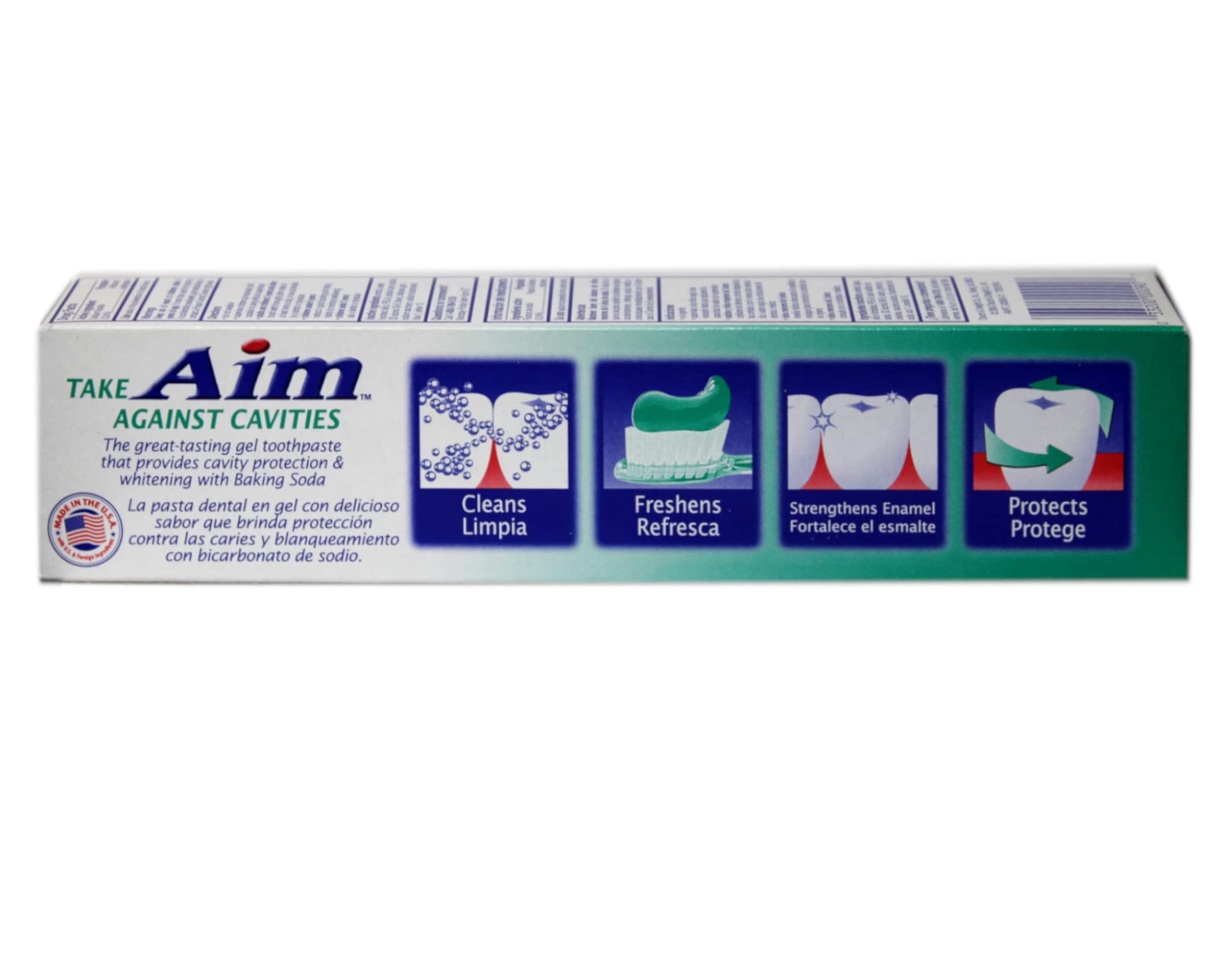 AIM tubo junto a objeto cotidiano para comparar tamaño práctico