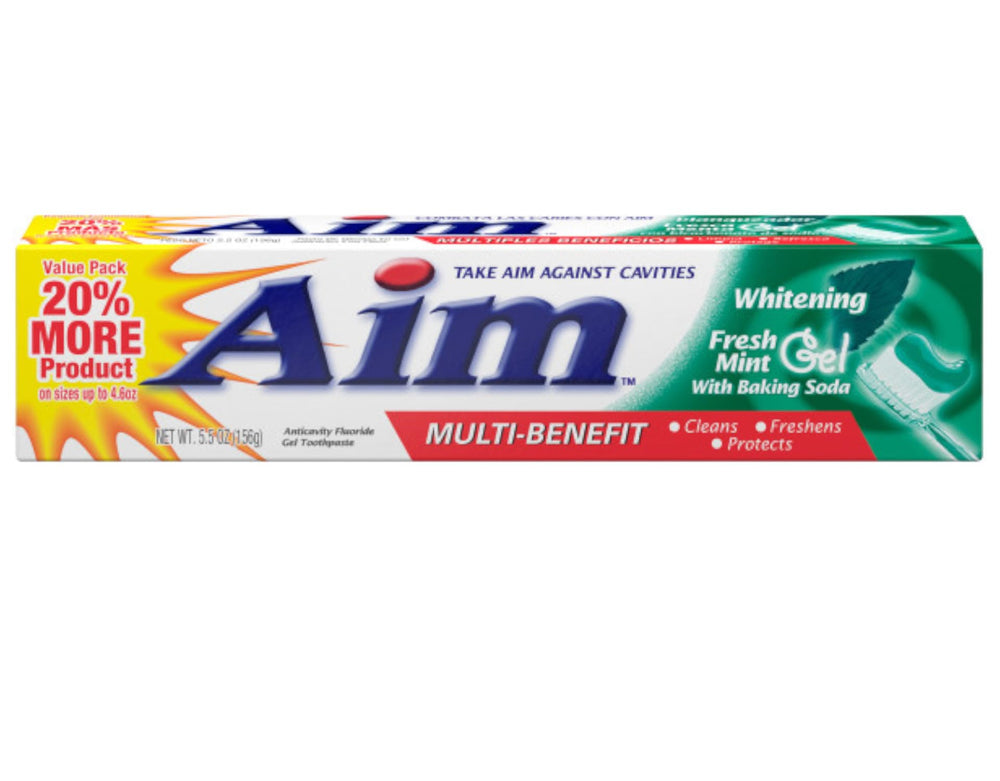 AIM textura del gel en close-up que muestra limpieza suave